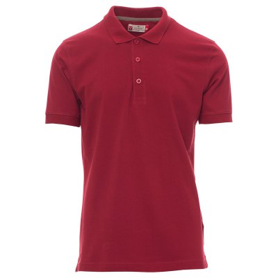 Тениска с яка PAYPER VENICE BORDEAUX