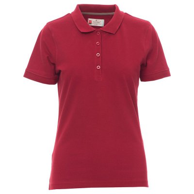 Дамска тениска с яка PAYPER VENICE BORDEAUX
