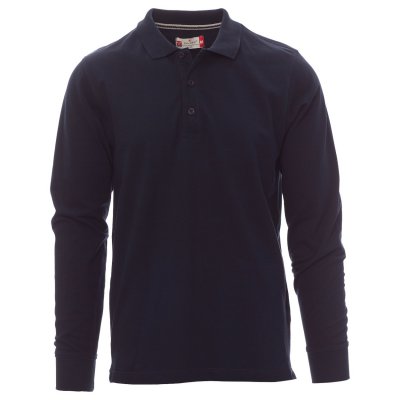 Блуза с дълъг ръкав и яка PAYPER FLORENCE NAVY