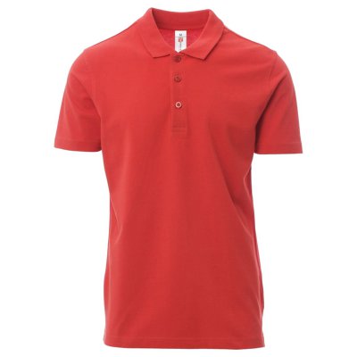 Тениска с яка PAYPER ROME RED