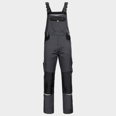 Работен полугащеризон PRISMA SPANDEX GREY/BLACK