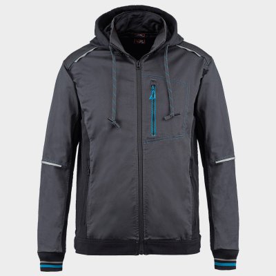 Работно яке REVOLT 4STRETCH GREY/BLACK/PETROL