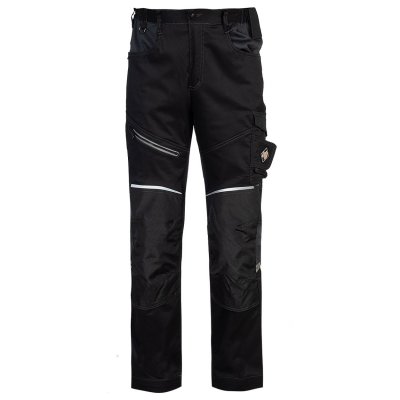 Работен панталон REVOLT 4STRETCH BLACK/DARK GREY/GREY