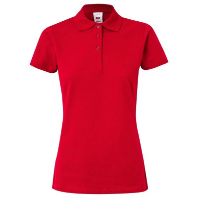 Дамска тениска с яка VELILLA RED