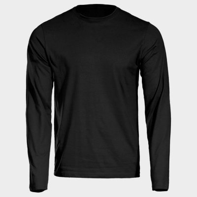 Тениска с дълъг ръкав STENSO KAOS BLACK