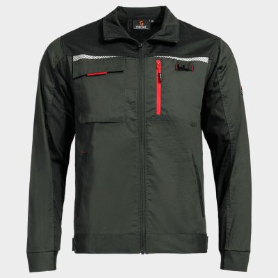 Работно яке PRISMA LIGHT STRETCH OLIVE/BLACK