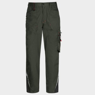 Работен панталон PRISMA LIGHT STRETCH OLIVE/BLACK