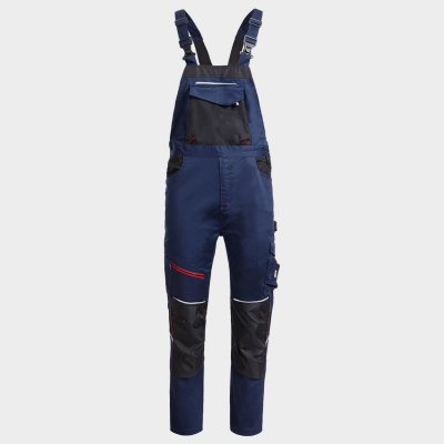 Работен полугащеризон REVOLT 4STRETCH GREY/BLACK/PETROL