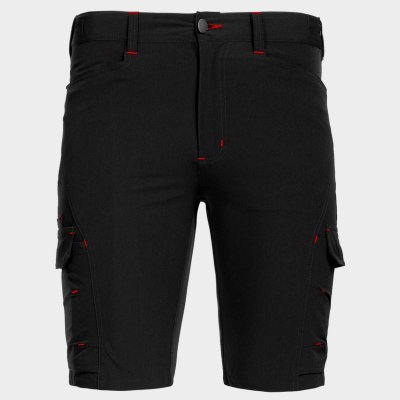 Работен къс панталон VIGOR BLACK/RED