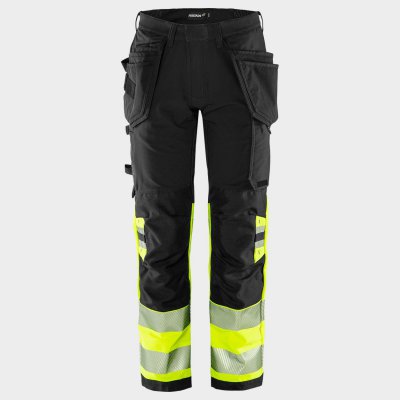 Работен панталон FRISTADS CRAFTSMAN HV YELLOW/BLACK