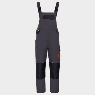 Работен полугащеризон KASTOR T/C WINTER GREY/BLACK/ORANGE