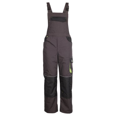 Работен полугащеризон KASTOR T/C WINTER GREY/BLACK/GREEN
