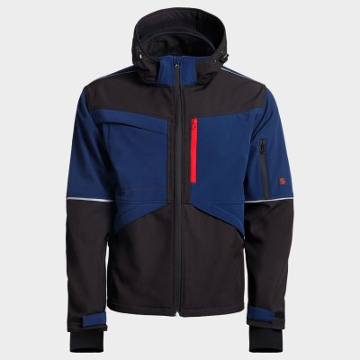Софтшел яке PRISMA SOFTSHELL 2.0 BLACK/DARK BLUE