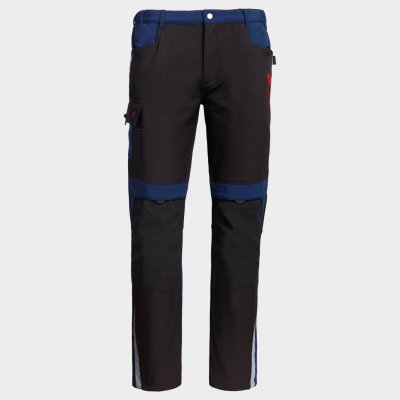 Работен панталон PRISMA SOFTSHELL 2.0 BLACK/DARK BLUE