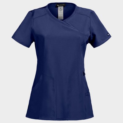 Дамска медицинска туника CHEROKEE WRAP DARK BLUE CKE2625A