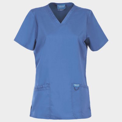 Дамска медицинска туника CHEROKEE V-NECK LIGHT BLUE WWE620
