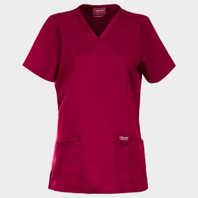 Дамска медицинска туника CHEROKEE V-NECK BURGUNDY WWE620
