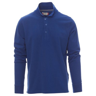 Блуза с дълъг ръкав и яка PAYPER FLORENCE ROYAL BLUE