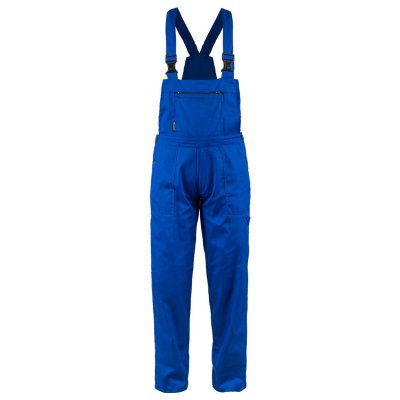 Работен полугащеризон PLUTON ROYAL BLUE COTTON