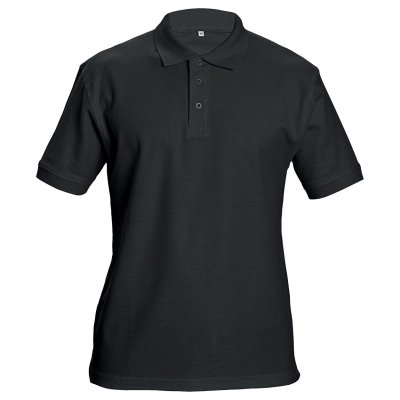 Тениска с яка KEYA BLACK